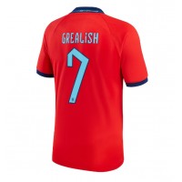 Fotbalové Dres Anglie Jack Grealish #7 Venkovní MS 2022 Krátký Rukáv